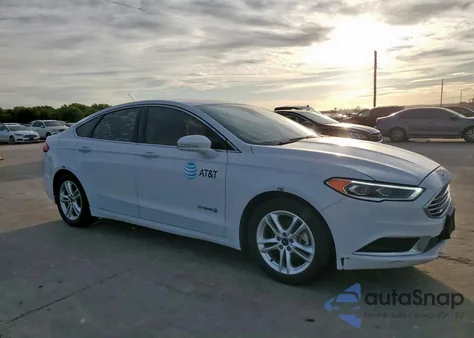 2018 Ford Fusion Se Hybrid z USA, uszkodzony, nr VIN 3FA6P0LU7JR172053